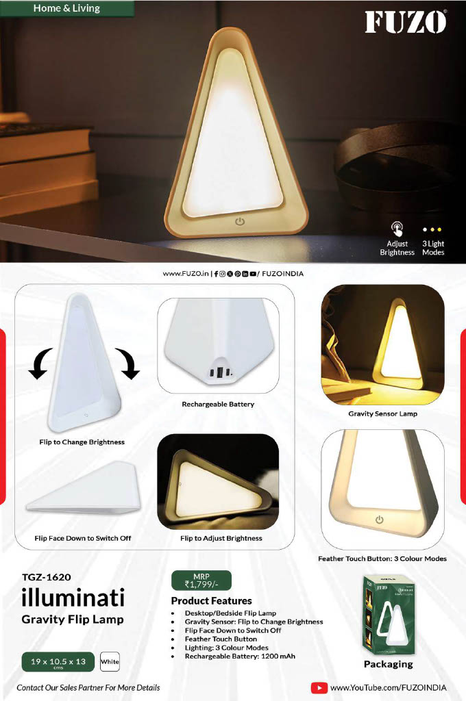 Gravity Sensor Lamp