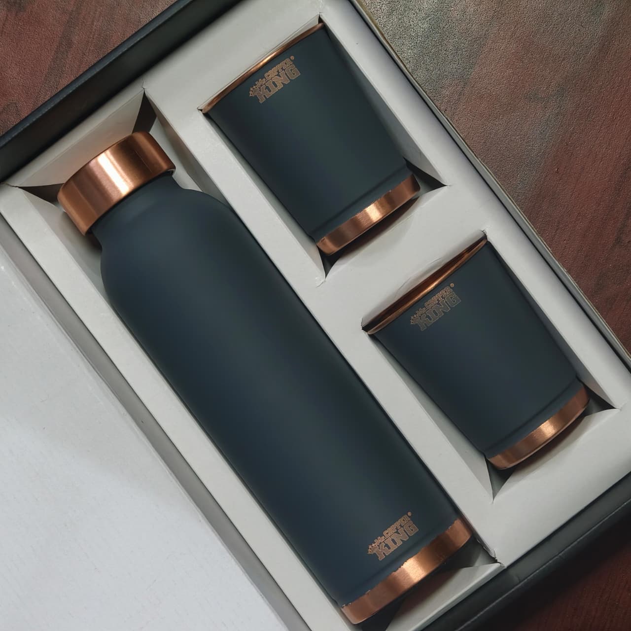 Mr. Copper King: Premium Matte Finish Bottle