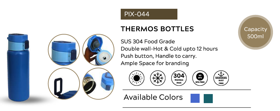 THERMOS BOTTLES Capacity 500ml